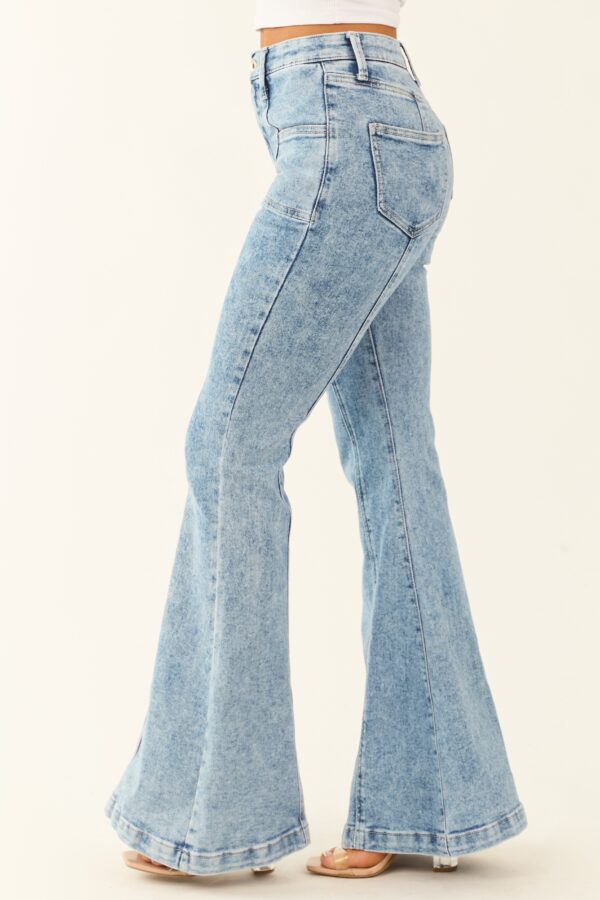 Special A Light Tummy Control Stretchy Flare Jeans - Image 4