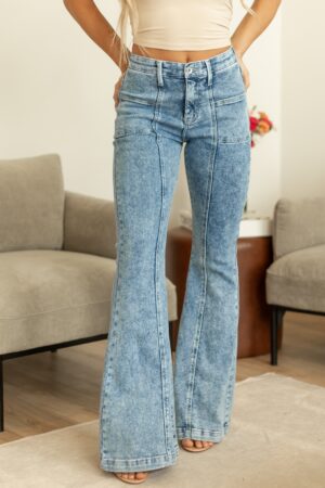 Special A Light Tummy Control Stretchy Flare Jeans
